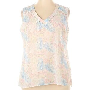 Pastel Paisley Sleeveless Top